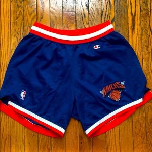 Knicks champion shorts 90’s cut